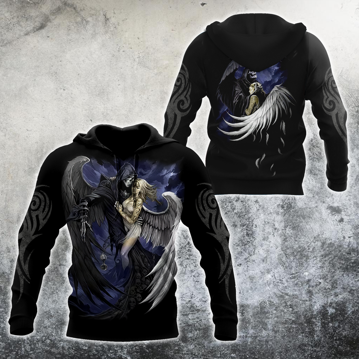 Skull And The Girl Hoodie For Men And Women MH27022101