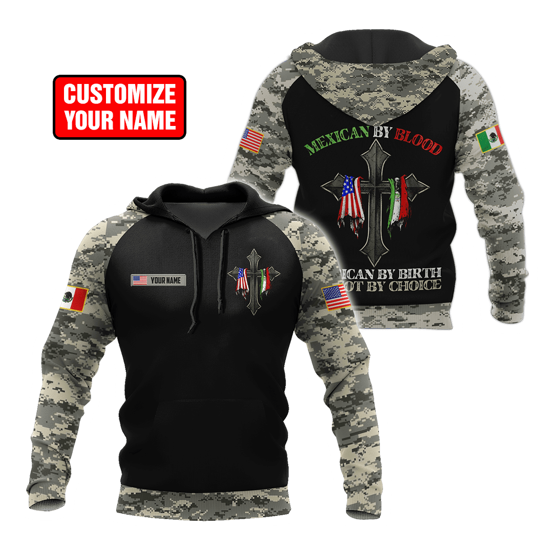 Personalized Mexican 3D All Over Printed Unisex Hoodie