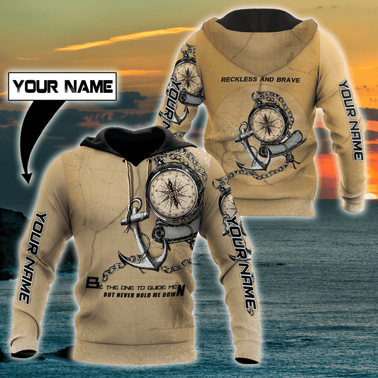 Custom name Proud Seaman Meaningful Tattoo unique 3d design shirts
