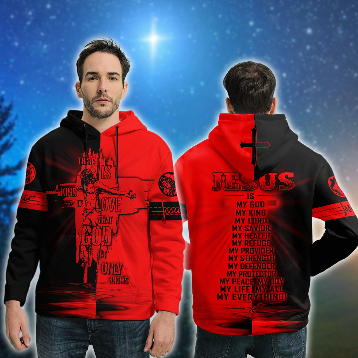 Jesus-There Is  A Kind Of Love That God Only Knows 3D All Over Printed Shirts