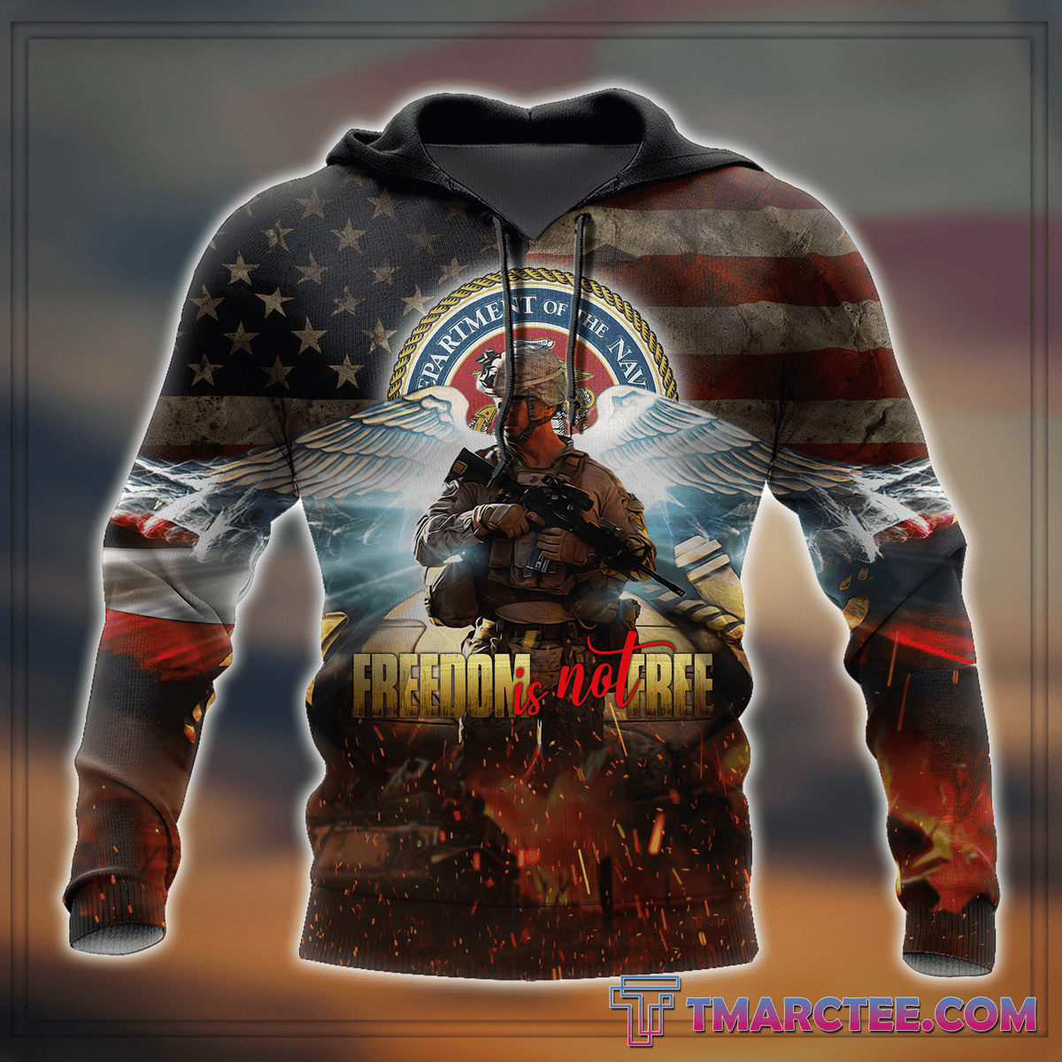 Veteran Freedom is not Free 3D All Over Printed Unisex Shirts