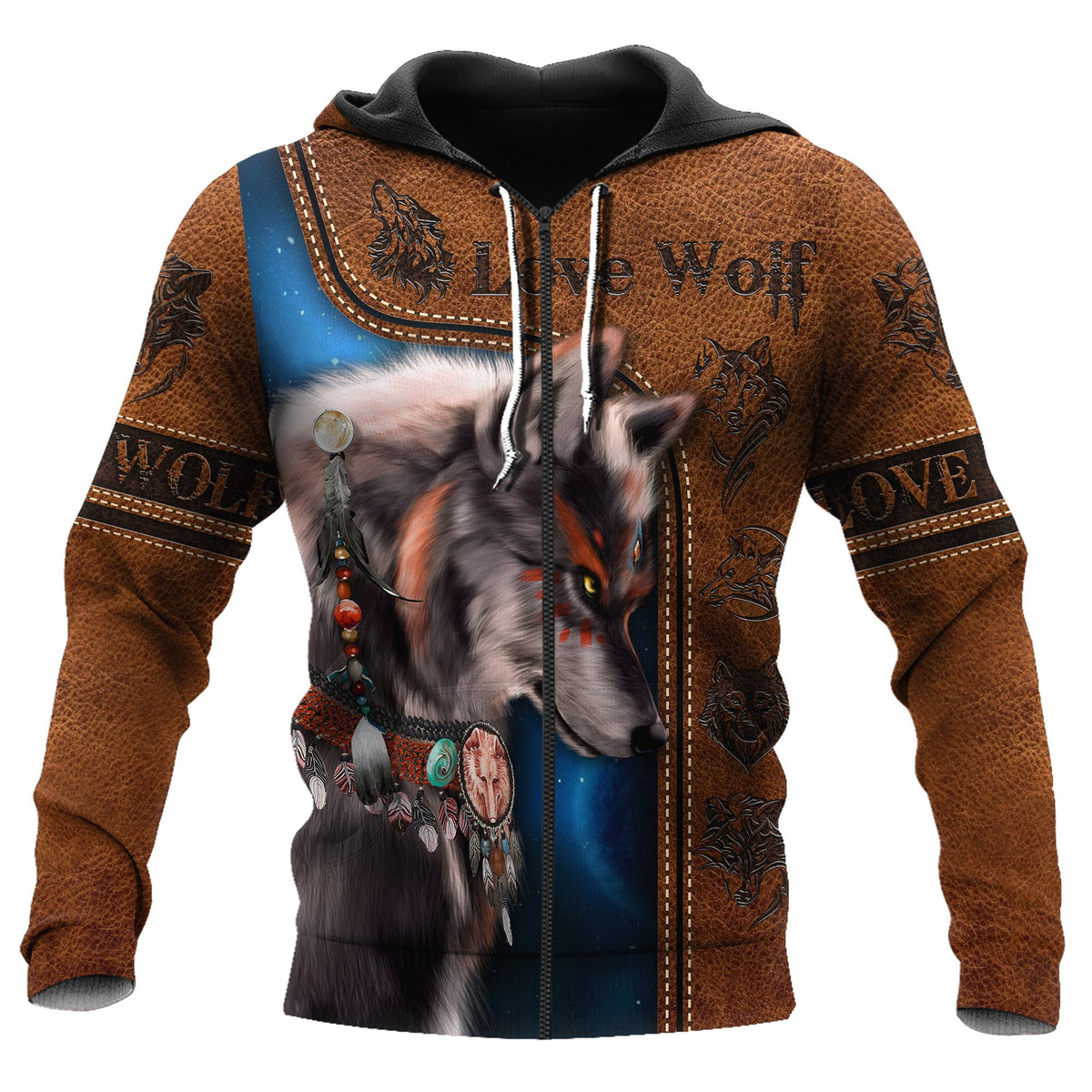 Wolf 3D All Over Printed Unisex Shirt