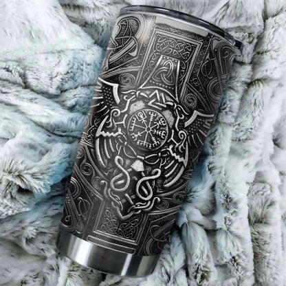 Customized Name Viking Steel Tumbler