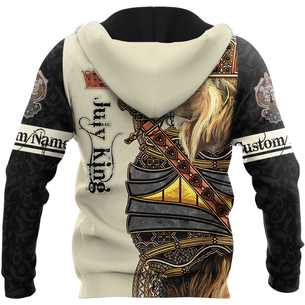 Custom Name July King Lion 3D All Over Printed Unisex Shirts