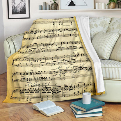Vecchio Spartito - Coperta in Pile -Amaze Style™-placeholder-placeholder-Vibe Cosy™