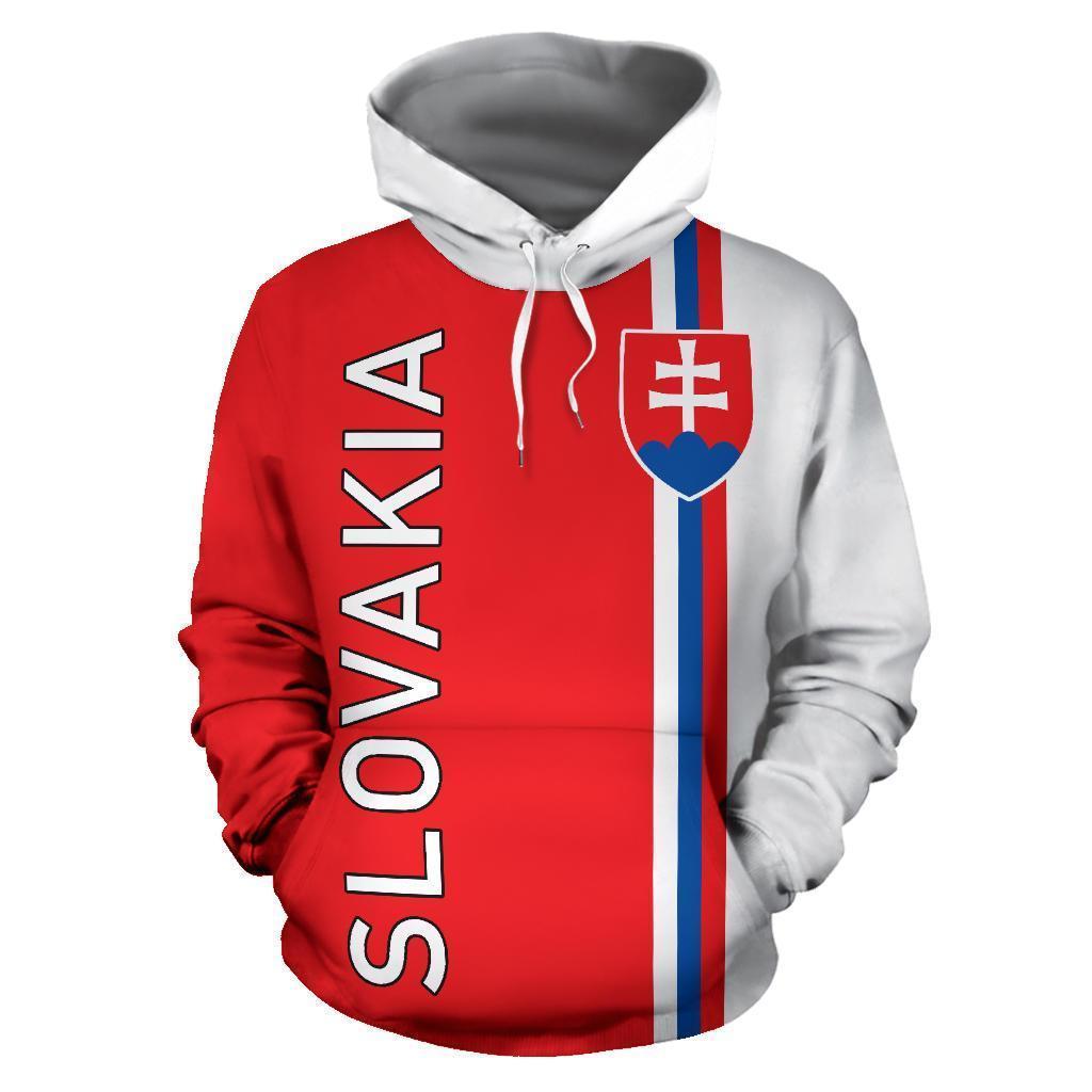 Slovakia All Over Hoodie - Straight Version - BN04-ALL OVER PRINT HOODIES (P)-LoveTheWorld-Men-S-Red-Vibe Cosy™