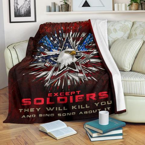 US Army 3D All Over Printed Blanket