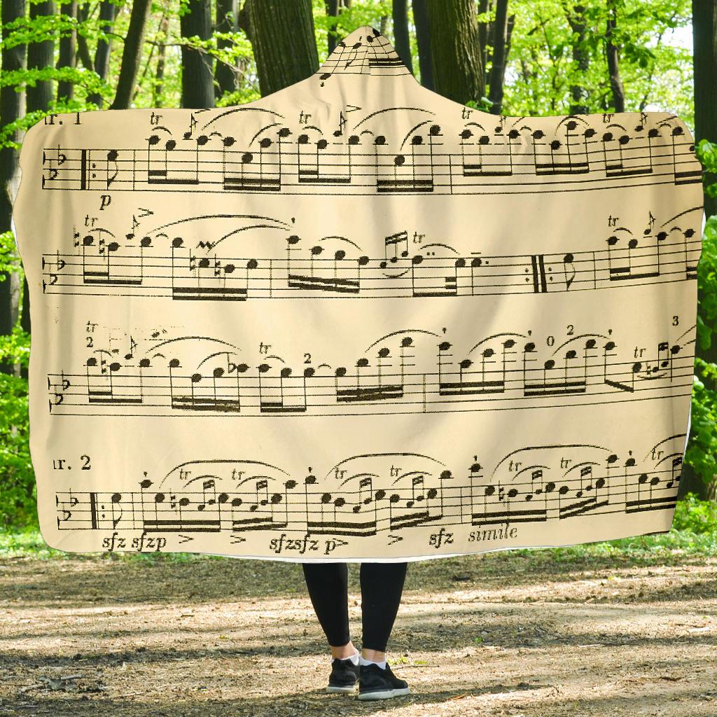 Spartito-Amaze Style™-Hooded BlanketSpartito-Youth 60"x45"-Vibe Cosy™