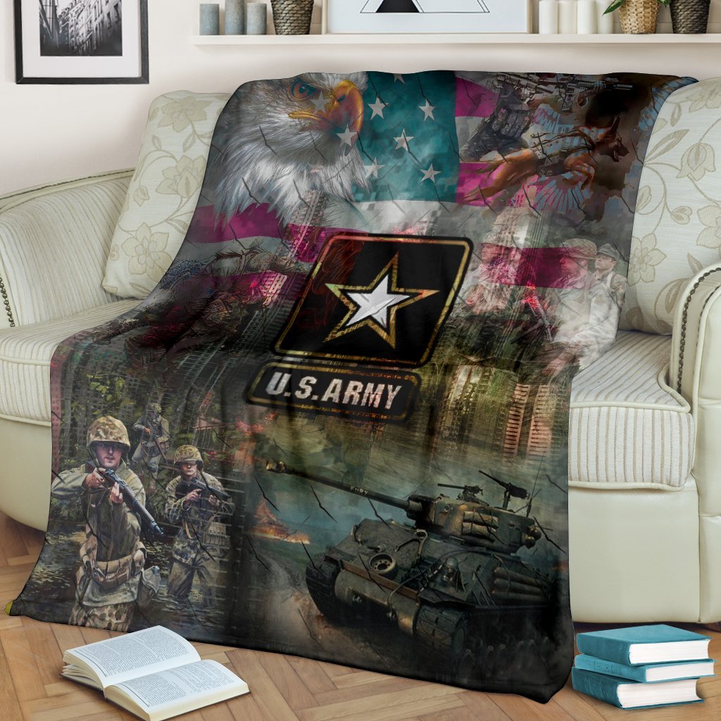 US Army 3D All Over Printed Blanket