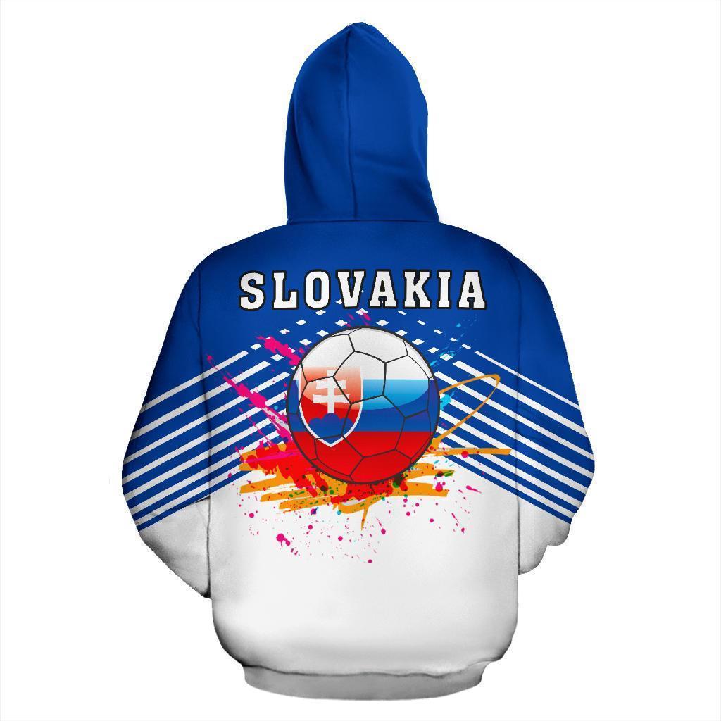 Slovakia Sport Flag Hoodie - Stripes Style 02 - J4-ALL OVER PRINT HOODIES (P)-LoveTheWorld-Men's Hoodie-S-White-Vibe Cosy™