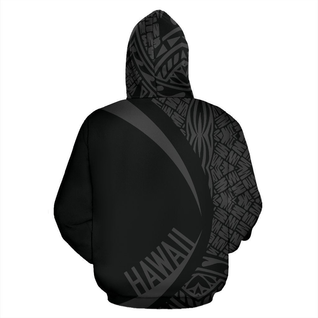 Kanaka Polynesian Tribal Hoodie - Circle Style Gray Color - AH-ALL OVER PRINT HOODIES (P)-Phaethon-Hoodie-S-Vibe Cosy™