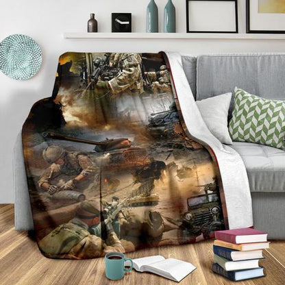 US Army 3D All Over Printed Blanket