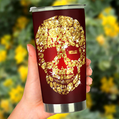 Teschio e Oro-Amaze Style™-Tumbler - Teschio e Oro-20oz Large-Vibe Cosy™