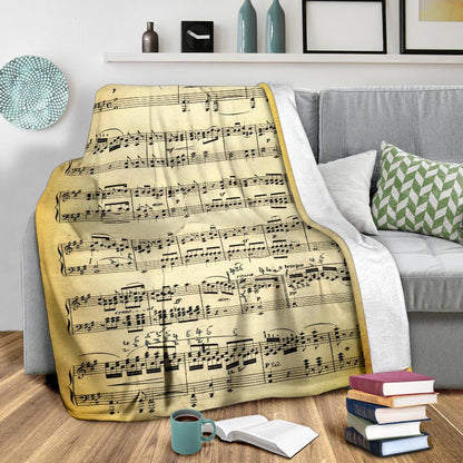 Vecchio Spartito - Coperta in Pile -Amaze Style™-placeholder-placeholder-Vibe Cosy™