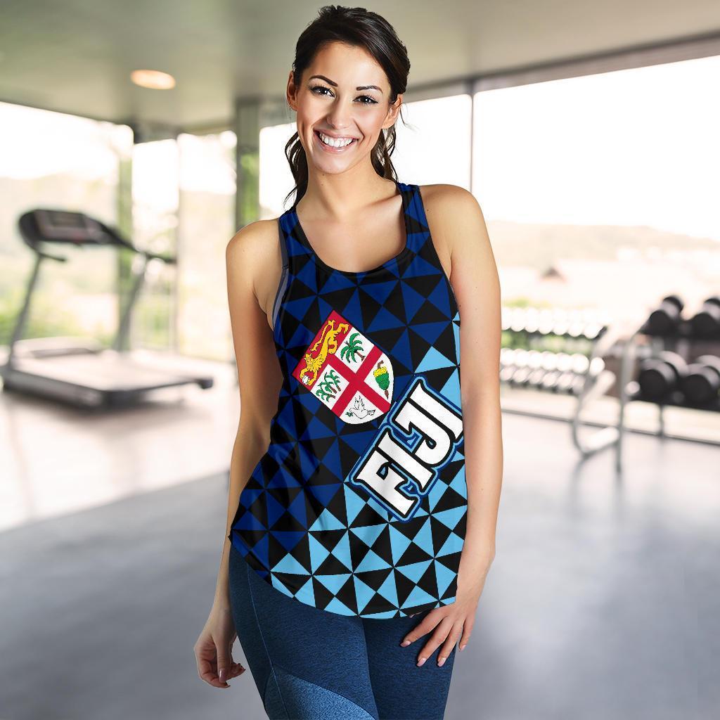 Fiji Polynesian Women's Tank Top Coat Of Arms-Women'S TANK TOPS-Khanh Arts-Women's Tank Top - Fiji-S-Vibe Cosy™