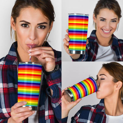 Tumbler Rainbow-Amaze Style™-Tumbler - Tumbler Rainbow-20oz Large-Vibe Cosy™
