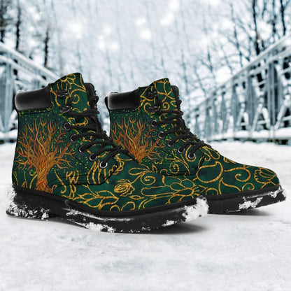 Celtic Tree Of Life Classic Boots For Men And Women TN