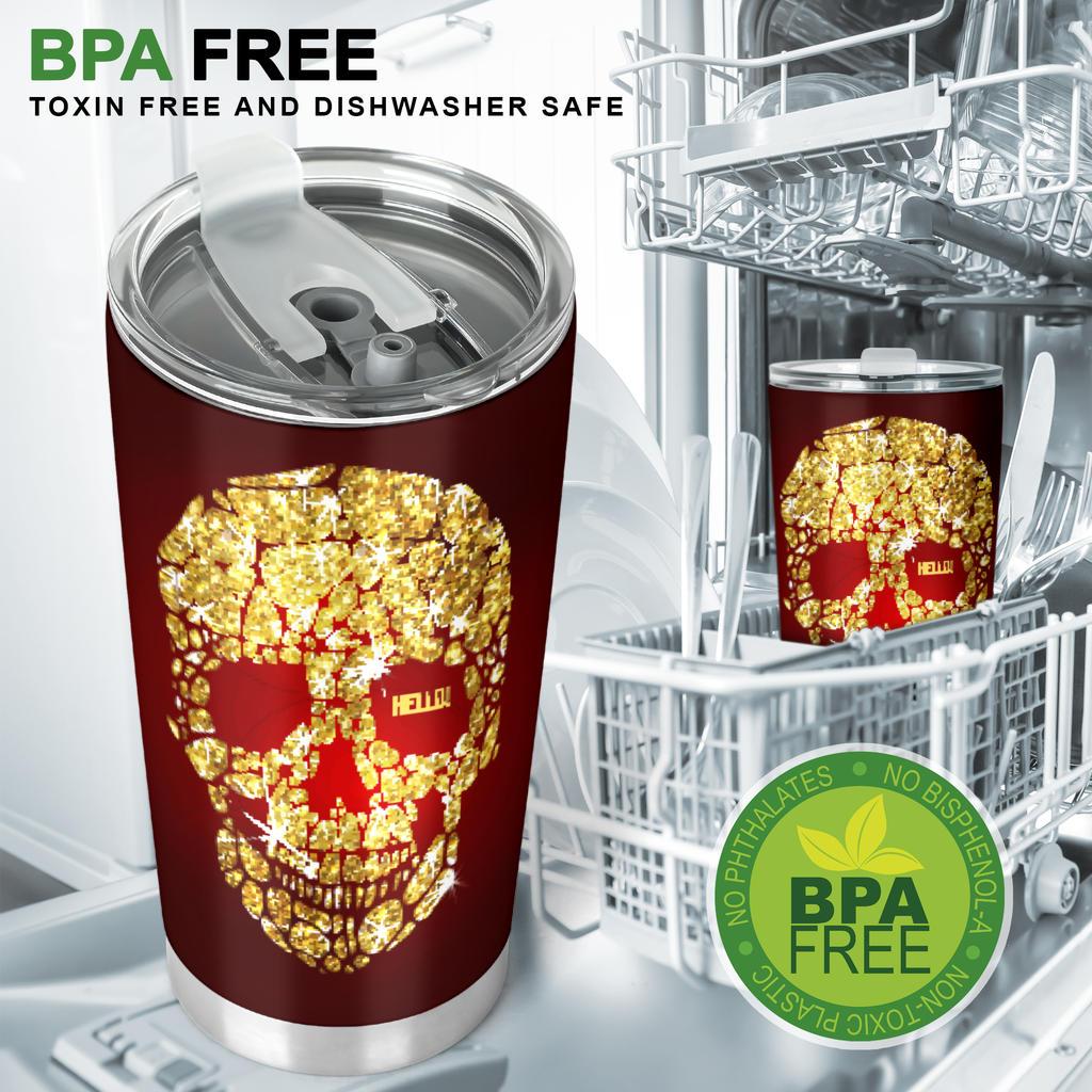 Teschio e Oro-Amaze Style™-Tumbler - Teschio e Oro-20oz Large-Vibe Cosy™