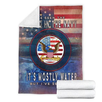 US Navy 3D All Over Printed Blanket