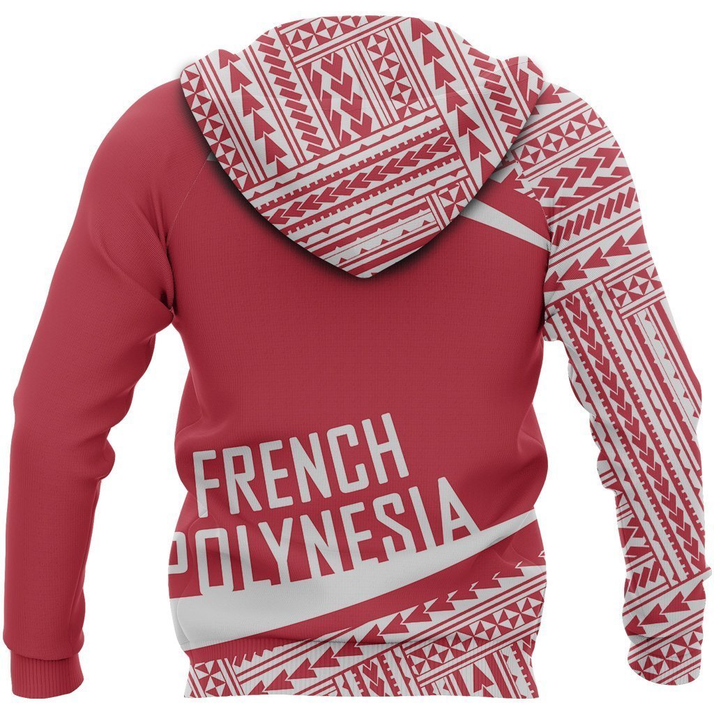 French Polynesia Coat Of Arms Hoodie - Circle Red Ver 2.0 J7-Apparel-Khanh Arts-Hoodie-S-Vibe Cosy™