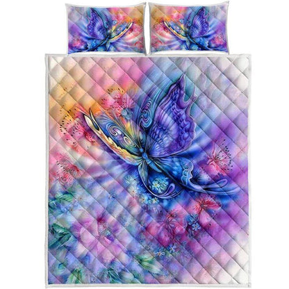 BUTTERFLY PAINTING - QUILT BED SET HP29052001