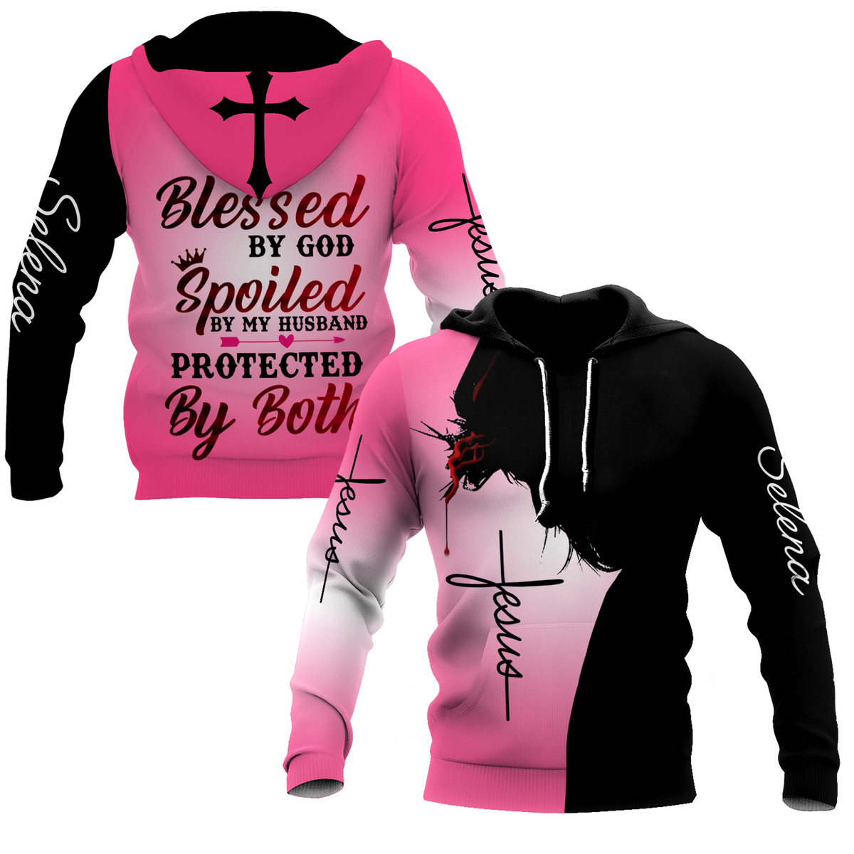 Blessed By God Spoiled By My Husband 3D All Over Printed Shirts NDD10262004