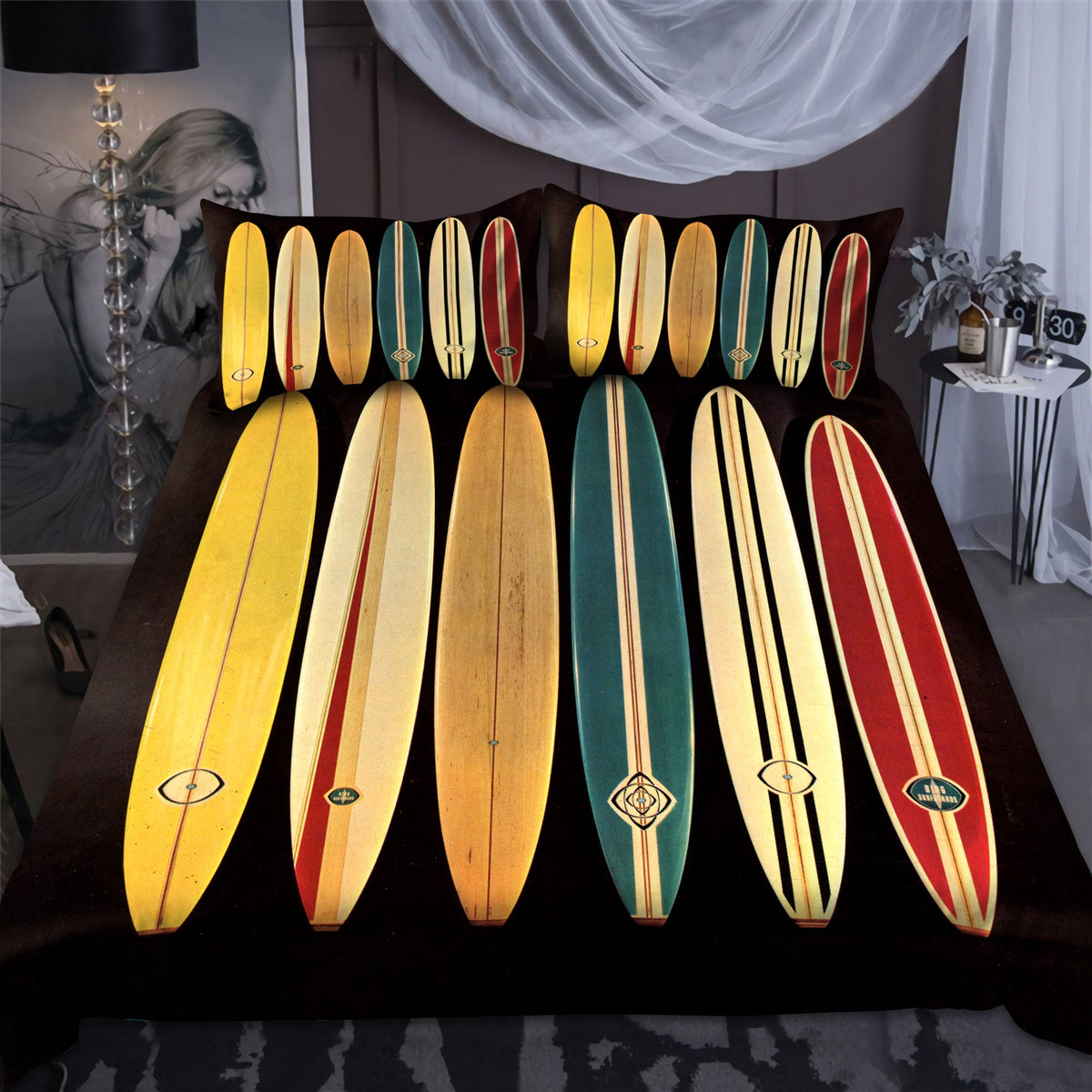 Surfboard Bedding Set Pi01082002