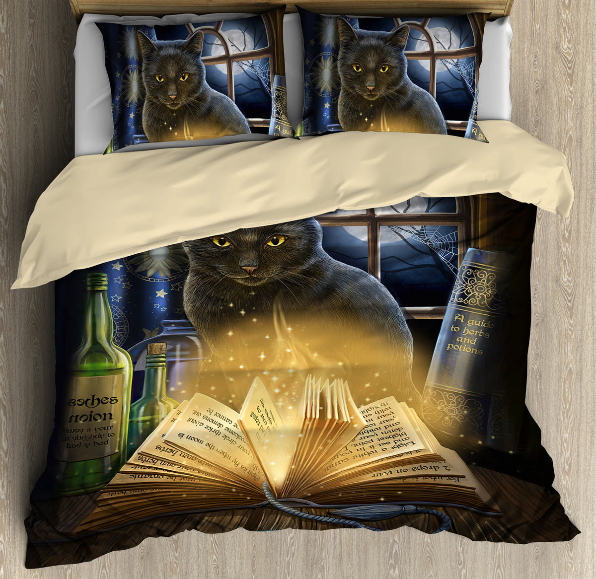 Black Cat Wicca Bedding Set TA0804201