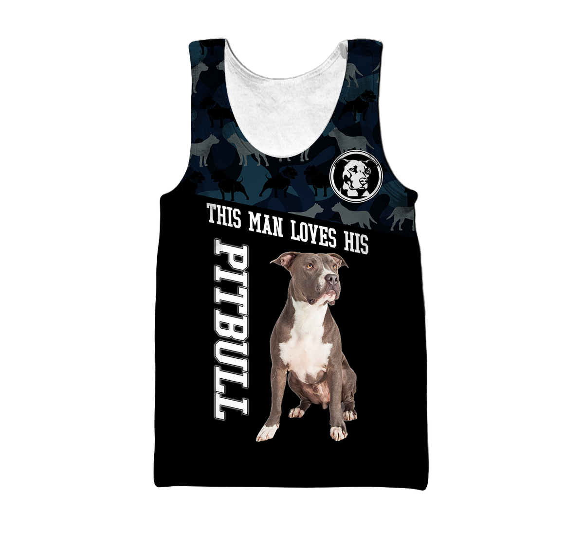 Pitbull 3d unisex shirt DD11022002