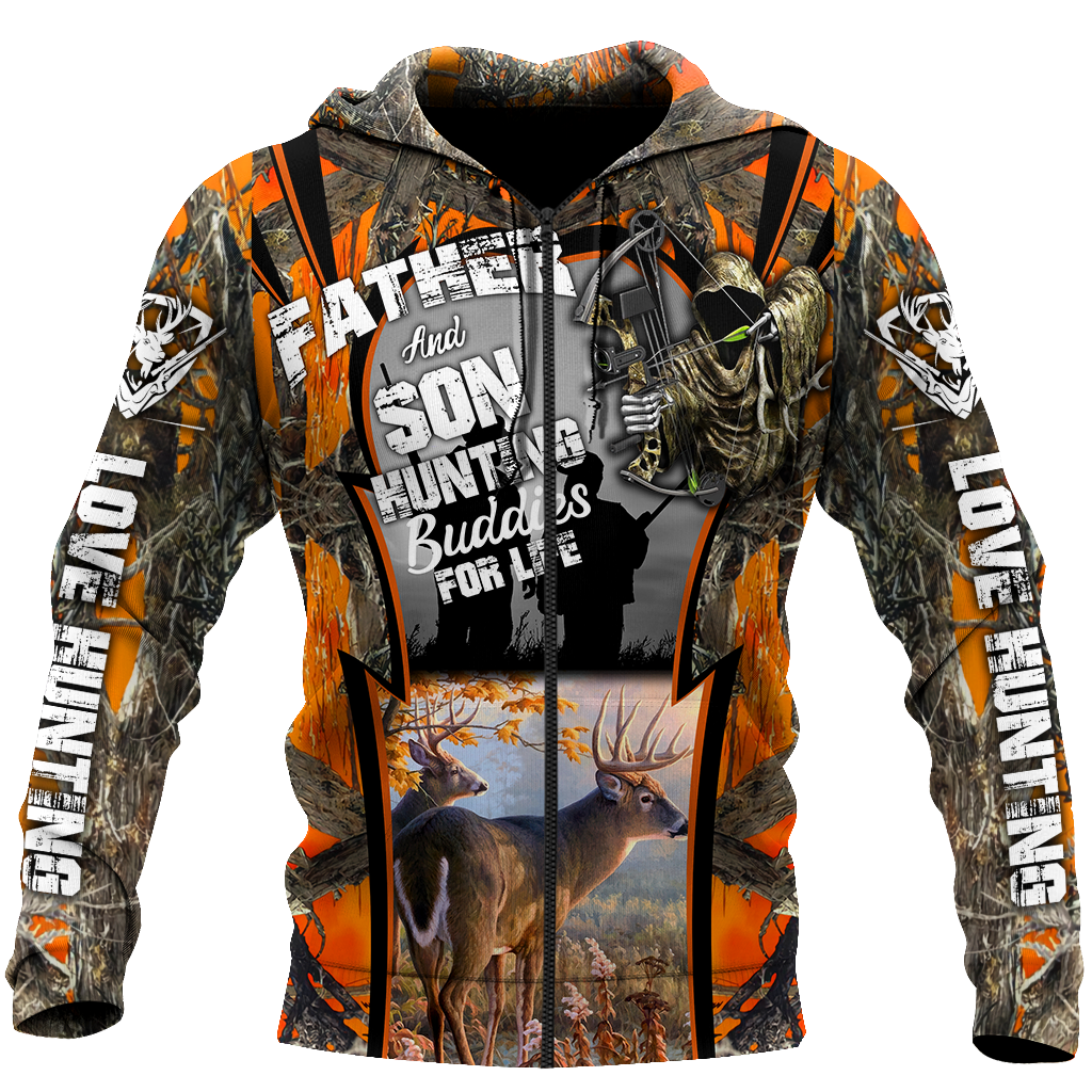 Deer hunting 3d all over printed for men and women DD08202001