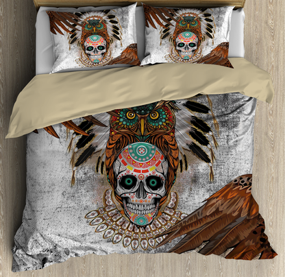 Sugar Native Skull Bedding Set