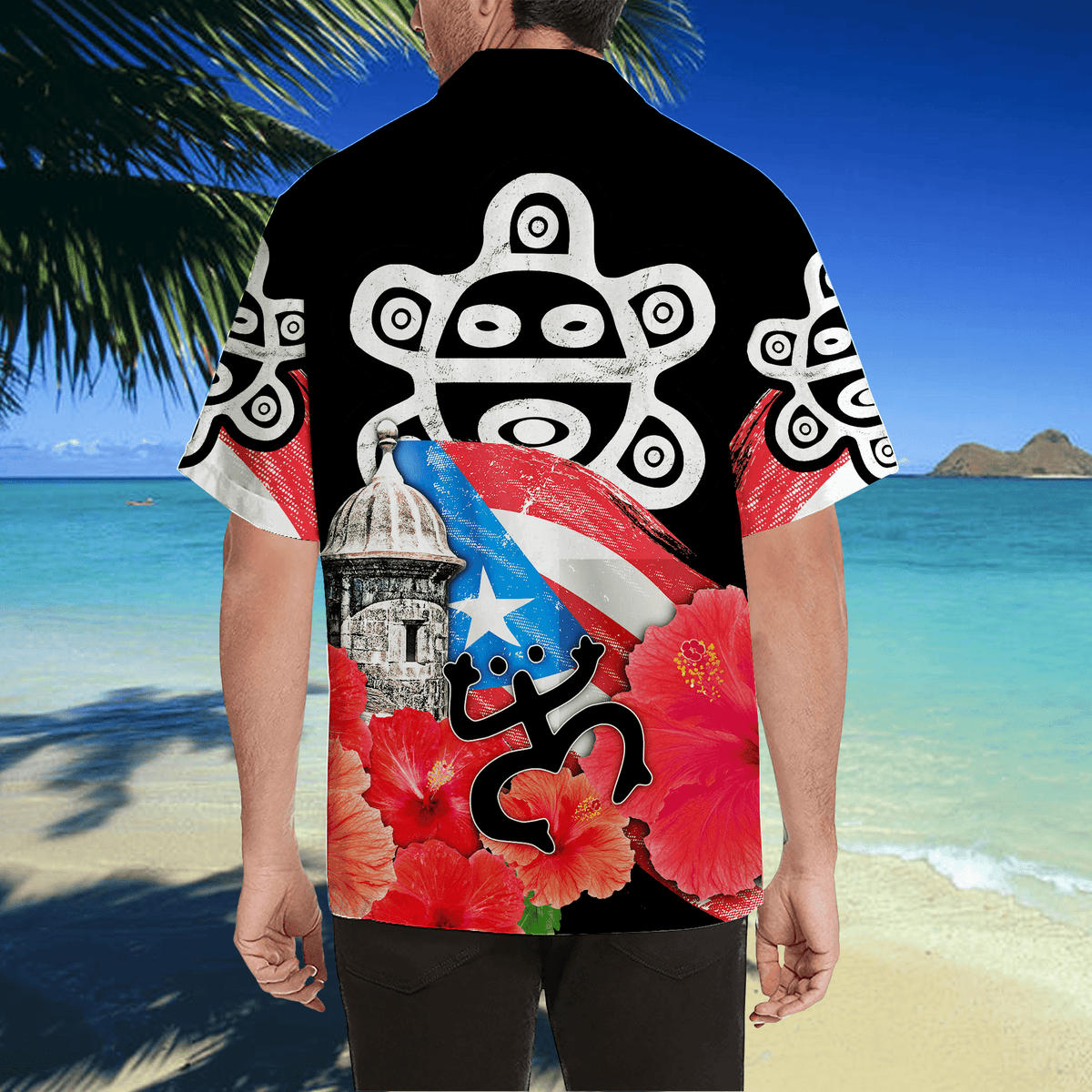 Puerto Rico Sol Taino Hawaii Shirts TH20061604S-Apparel-TQH-Hawaiian shirt-S-Vibe Cosy™