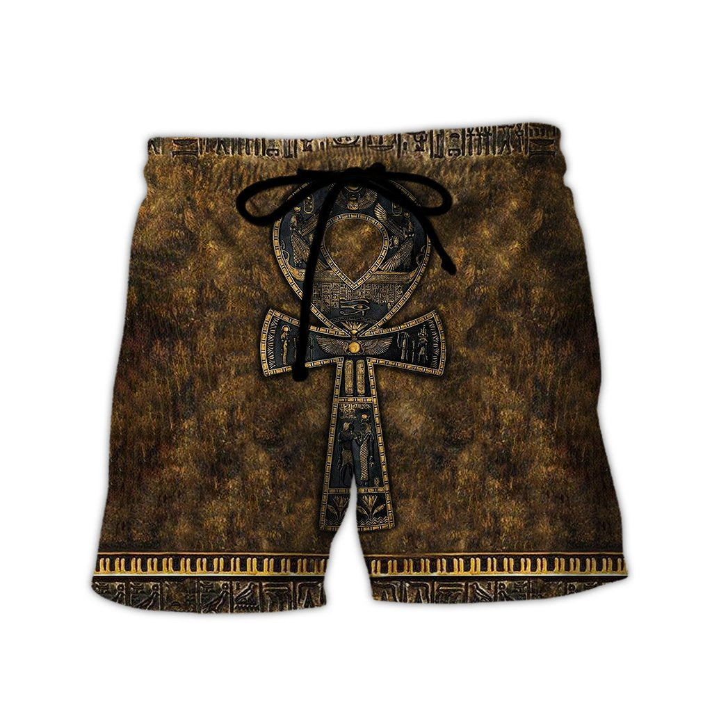3D All Over Printed Ankh Egypt Hoodie Clothes MP120201-Apparel-MP-Shorts-S-Vibe Cosy™
