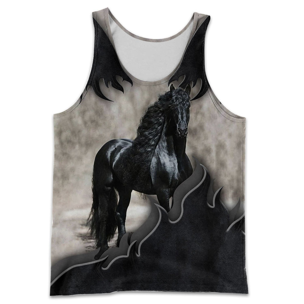 Love Horse 3D All Over Printed Shirts For Men And Women MP130404-Apparel-MP-Tank Top-S-Vibe Cosy™