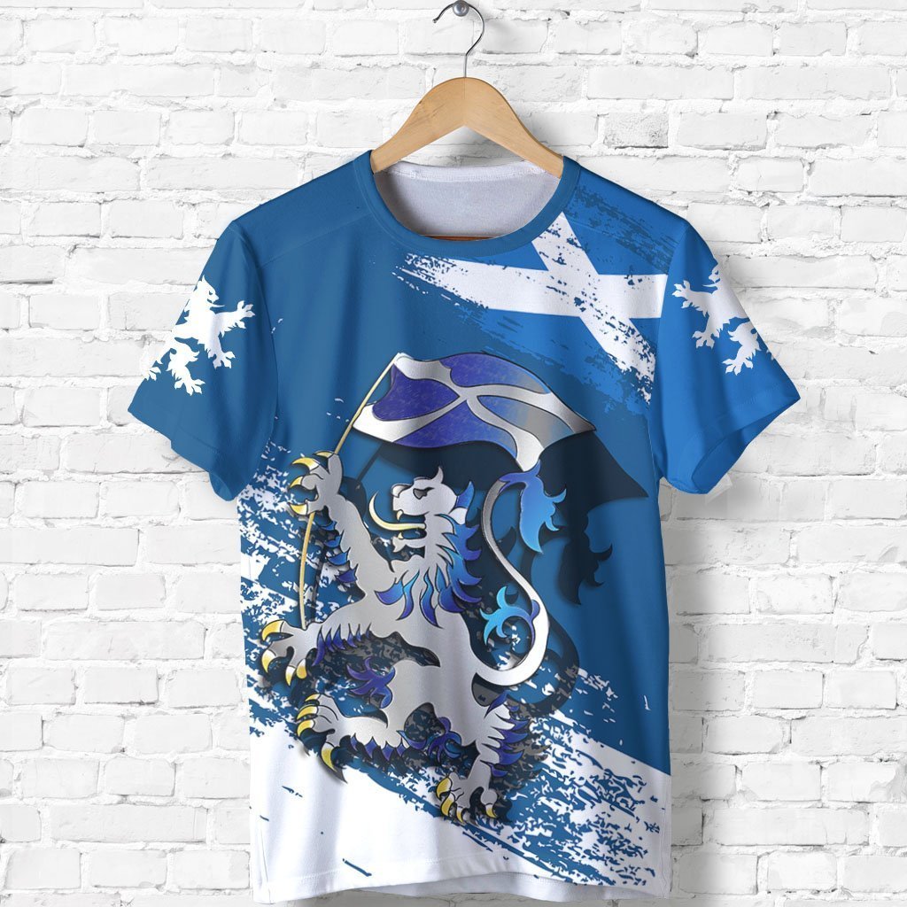 Scottish Rampant Lion Holding The Flag Hoodie HD1236-Apparel-PL8386-T-Shirt-S-Vibe Cosy™