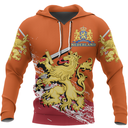 The Netherlands Lion Special Hoodie-Apparel-Phaethon-Hoodie-S-Vibe Cosy™