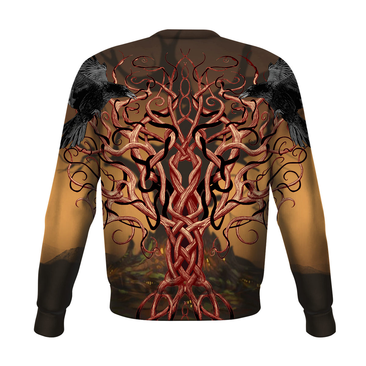 Viking Wolf All Over Printed-ALL OVER PRINT HOODIES-HP Arts-Hoodie-S-Vibe Cosy™
