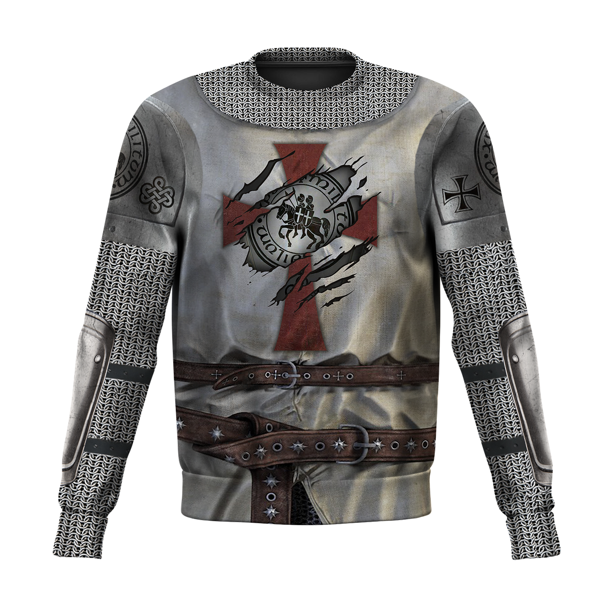3D All Over Printed Knight Templar Version 3.0-Apparel-HP Arts-Sweatshirt-S-Vibe Cosy™
