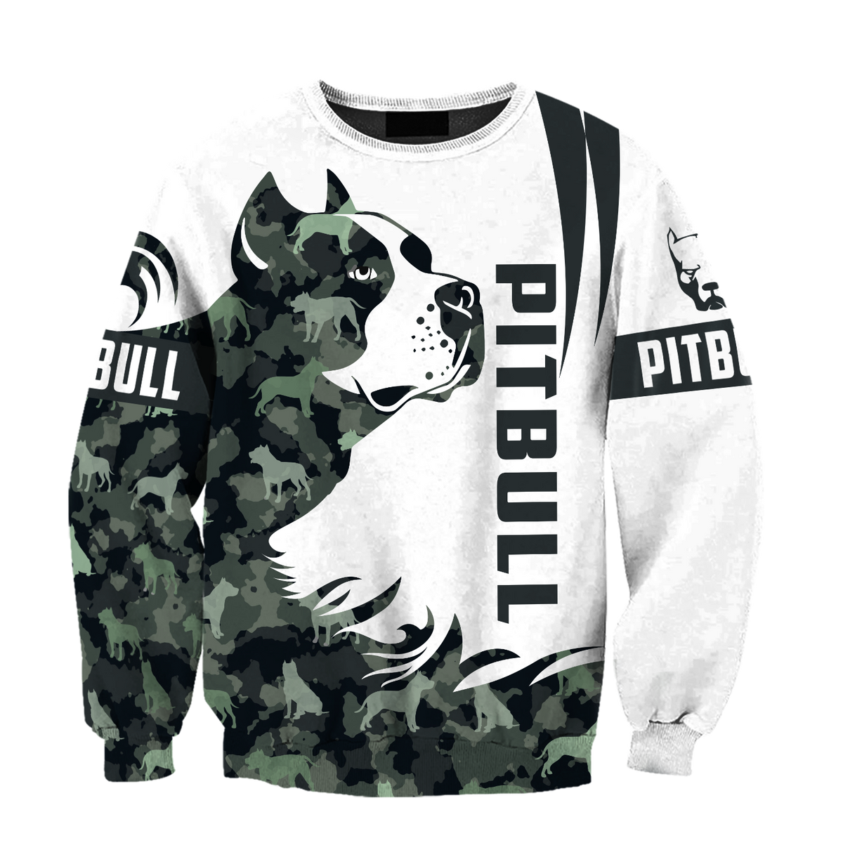 Save A Pit Bull Euthanize A Dog Fighter Camo Hoodie Shirt for Men and Women TR0810203