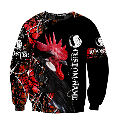 King Rooster Customize 3D All Over Printed Unisex Hoodie ML