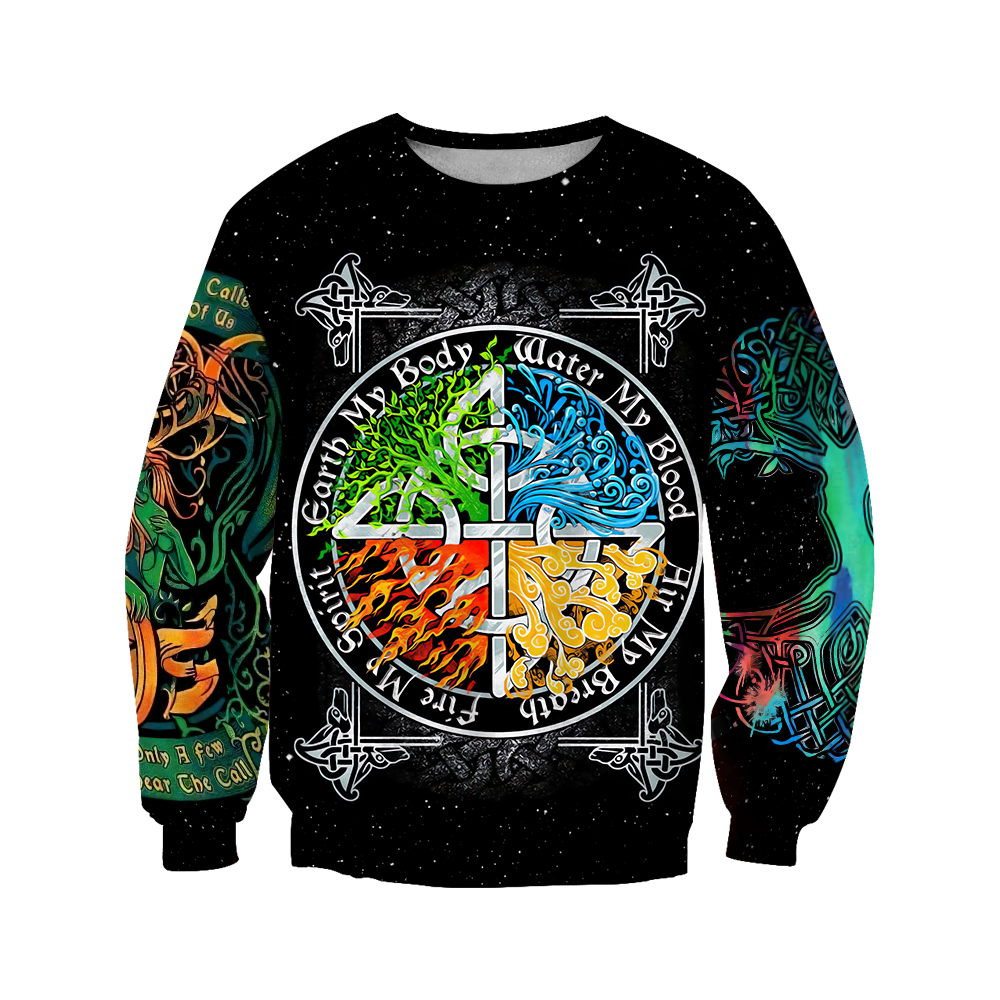 Alchemy Four Elements 3D All Over Printed Shirts Hoodie JJ130103-Apparel-MP-Sweatshirts-S-Vibe Cosy™