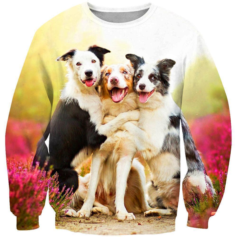 3D All Over Print Dog Zip Hoodie-Apparel-Phaethon-Sweatshirt-S-Vibe Cosy™