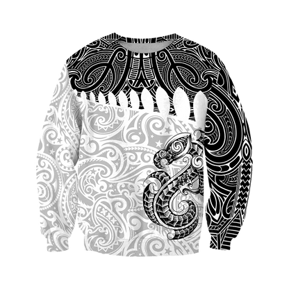 Aotearoa Maori manaia 3d all over printed shirt and short for man and women JJ030201 PL-Apparel-PL8386-Sweatshirt-S-Vibe Cosy™