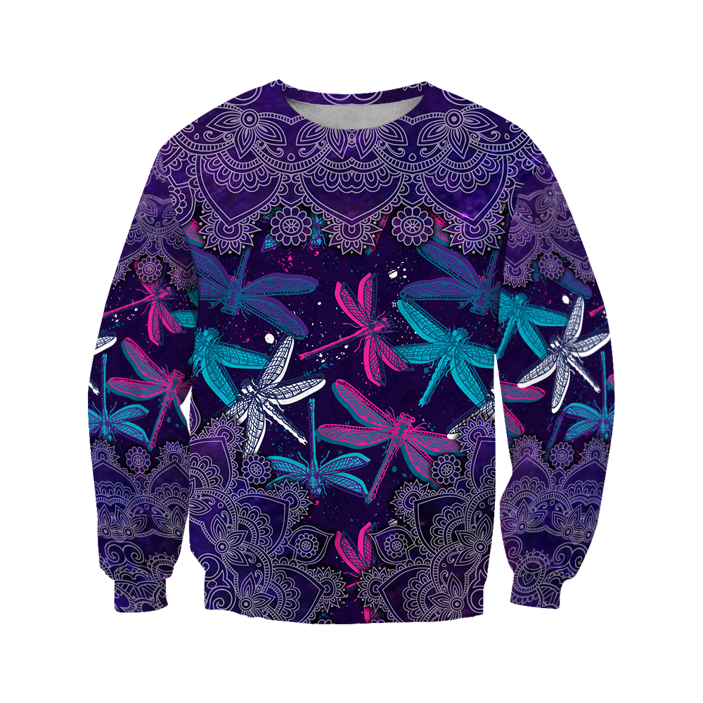 Beautiful Dragonfly 3D All Over Printed Shirts JJ300305-Apparel-TA-T-Shirt-S-Vibe Cosy™