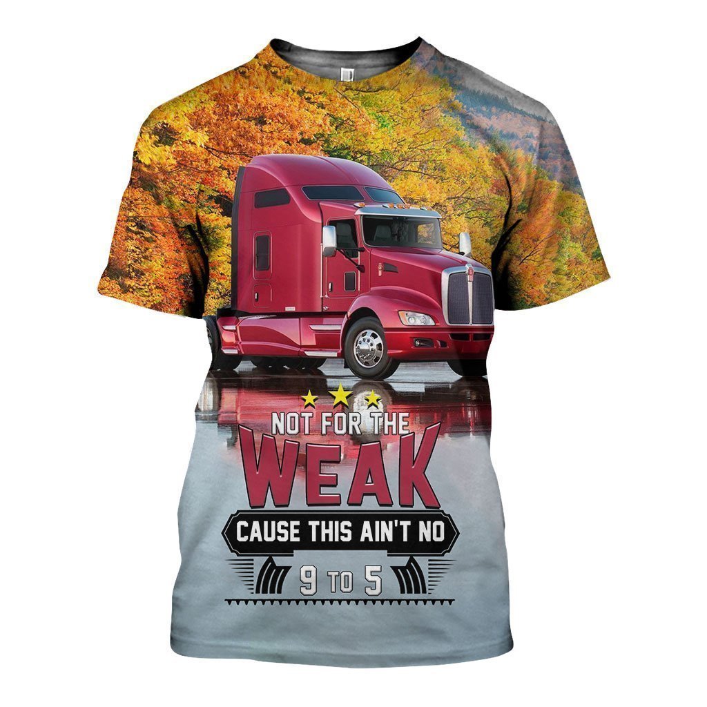 3D All Over Printed Truck Driver 3D Art Shirts and Shorts-Apparel-6teenth World-T-Shirt-S-Vibe Cosy™