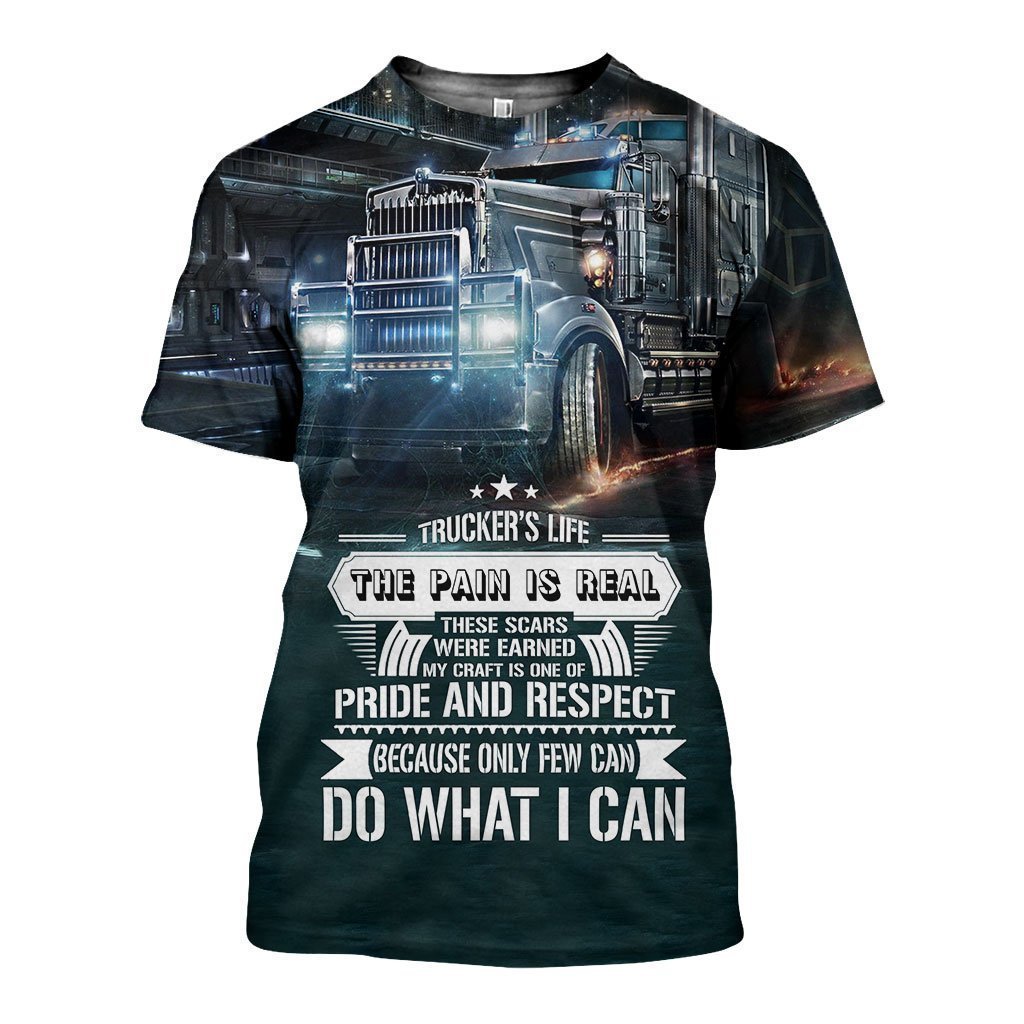 3D All Over Printed Truck Do What I Can Shirts And Shorts-Apparel-6teenth World-T-Shirt-S-Vibe Cosy™