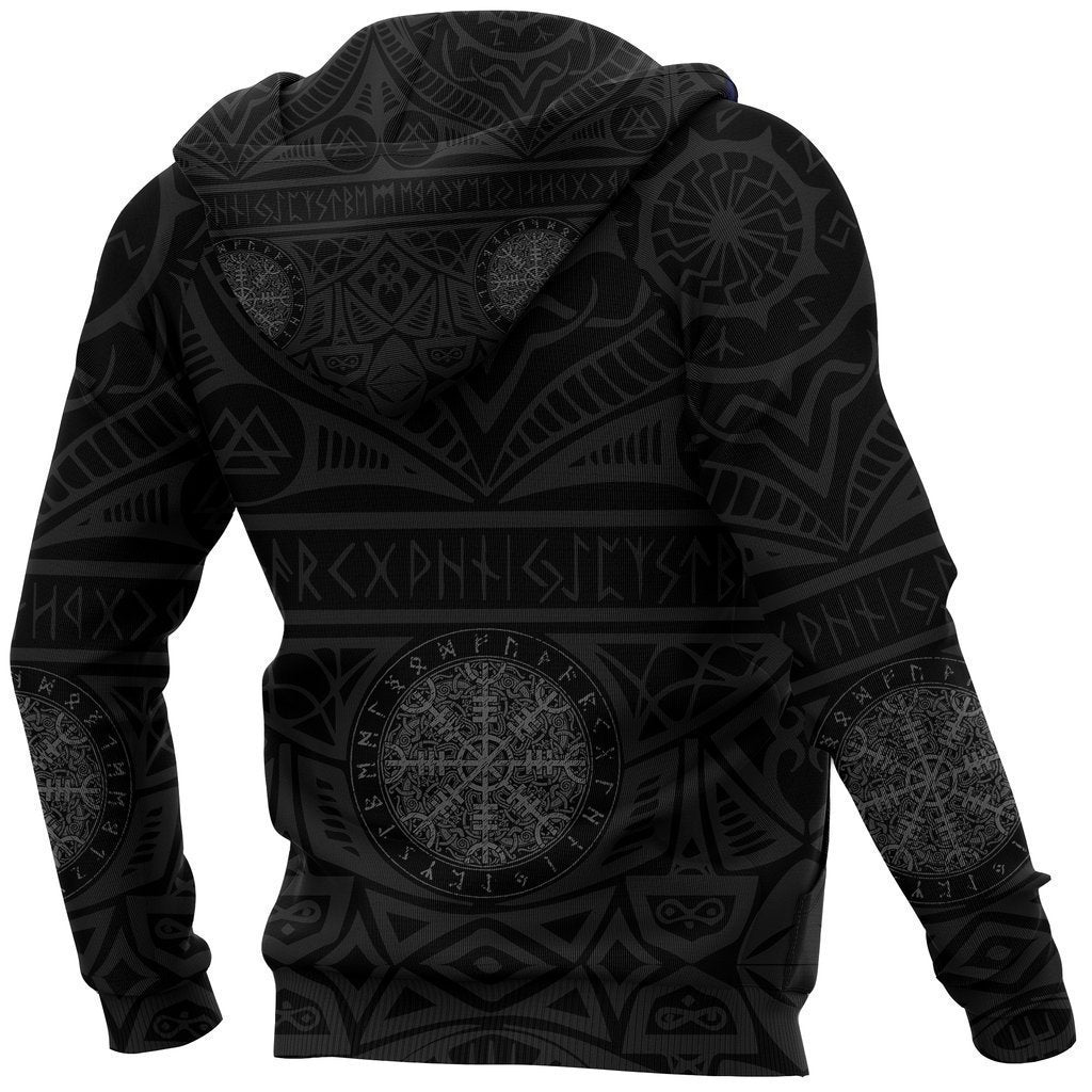 Iceland Vikings Tattoo All Over Hoodie-Apparel-HP Arts-Hoodie-S-Vibe Cosy™