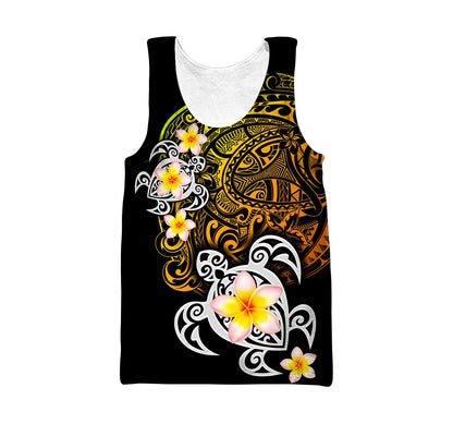 Amazing Polynesian Tattoo Turtle Hoodie-ML-Apparel-ML-Tank Top-S-Vibe Cosy™