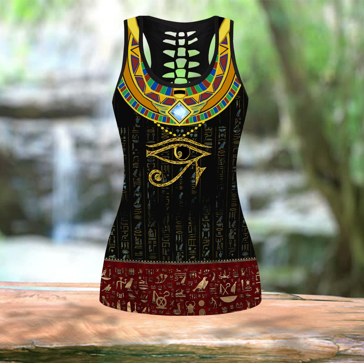 The Eyes of Horus 3D Over Printed Legging & Tank top-ML