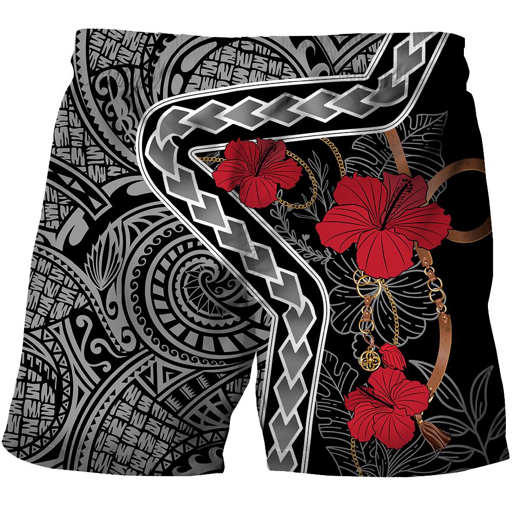 Amazing Polynesian Red Tattoo II Customize 3D All Over Printed Shirts For Men And Women